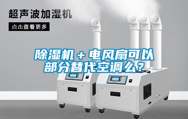 除濕機＋電風扇可以部分替代空調么？