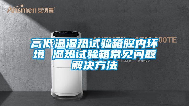 高低溫濕熱試驗箱腔內環境 濕熱試驗箱常見問題解決方法