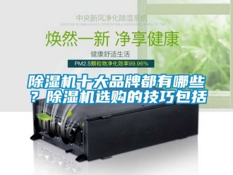 企業新聞除濕機十大品牌都有哪些？除濕機選購的技巧包括
