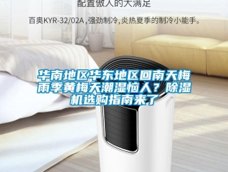 行業(yè)新聞華南地區(qū)華東地區(qū)回南天梅雨季黃梅天潮濕惱人？除濕機選購指南來了