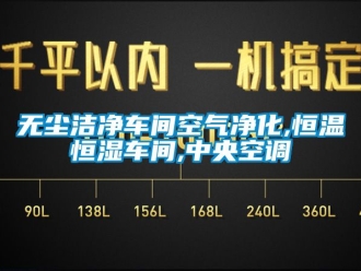 知識百科無塵潔凈車間空氣凈化,恒溫恒濕車間,中央空調(diào)