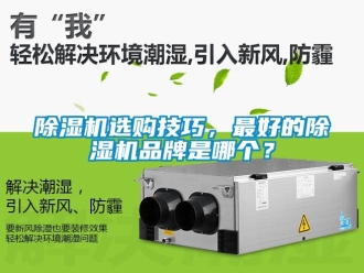 企業新聞除濕機選購技巧，最好的除濕機品牌是哪個？