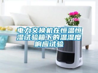 知識百科電力交換機在恒溫恒濕試驗箱下的溫濕度響應試驗