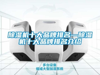 企業新聞除濕機十大品牌排名—除濕機十大品牌排名介紹