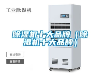 企業新聞除濕機十大品牌（除濕機十大品牌）