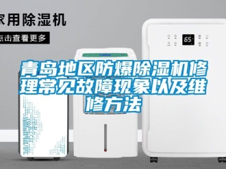 企業(yè)新聞青島地區(qū)防爆除濕機(jī)修理常見故障現(xiàn)象以及維修方法