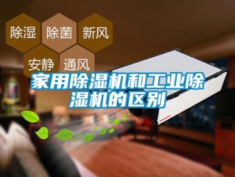 行業新聞家用除濕機和工業除濕機的區別