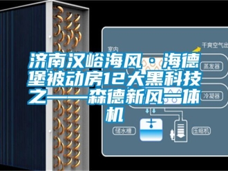 企業新聞濟南漢峪海風·海德堡被動房12大黑科技之——森德新風一體機