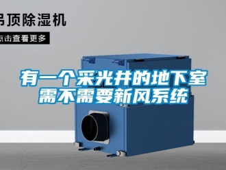 企業(yè)新聞?dòng)幸粋€(gè)采光井的地下室需不需要新風(fēng)系統(tǒng)
