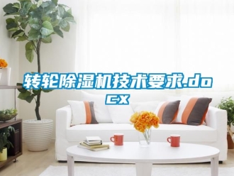 常見問題轉輪除濕機技術要求.docx