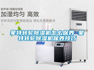 常見問題蒙特轉輪除濕機怎么保養 蒙特轉輪除濕機保養技巧