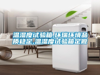 企業新聞溫濕度試驗箱,環瑞環境品質穩定,溫濕度試驗箱定做