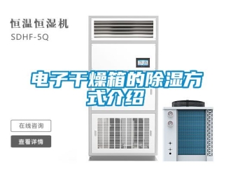 企業新聞電子干燥箱的除濕方式介紹
