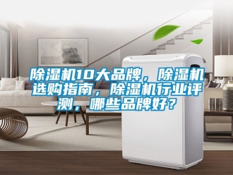 企業新聞除濕機10大品牌，除濕機選購指南，除濕機行業評測，哪些品牌好？