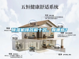行業新聞除濕機排名前十名，有哪些？