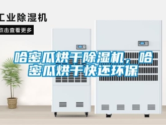 行業新聞哈密瓜烘干除濕機，哈密瓜烘干快還環保