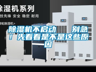 企業新聞除濕機不啟動   別急！先看看是不是這些原因