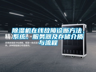 行業(yè)新聞除濕機在線故障診斷方法、系統(tǒng)、服務(wù)器及存儲介質(zhì)與流程