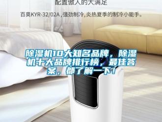 企業新聞除濕機10大知名品牌，除濕機十大品牌排行榜，最佳答案，都了解一下！