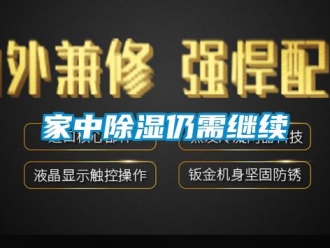 行業新聞家中除濕仍需繼續