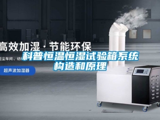 知識百科科普恒溫恒濕試驗箱系統構造和原理