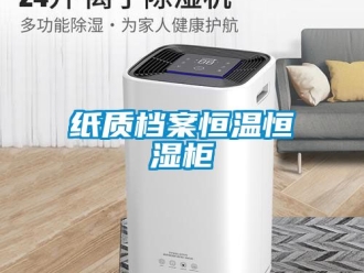 知識百科紙質檔案恒溫恒濕柜