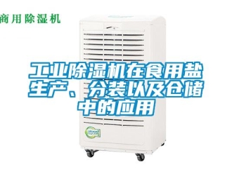 企業(yè)新聞工業(yè)除濕機在食用鹽生產、分裝以及倉儲中的應用