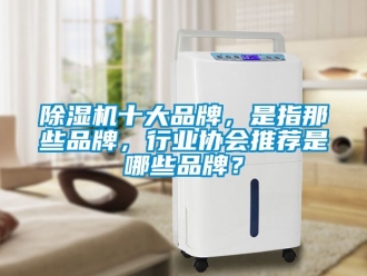 企業新聞除濕機十大品牌，是指那些品牌，行業協會推薦是哪些品牌？