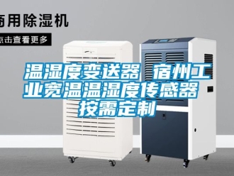 企業新聞溫濕度變送器 宿州工業寬溫溫濕度傳感器 按需定制