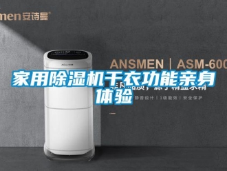 行業新聞家用除濕機干衣功能親身體驗