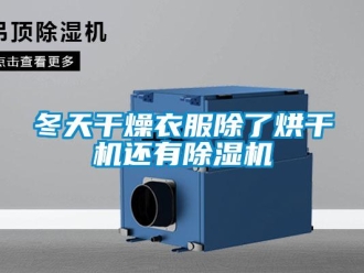 企業新聞冬天干燥衣服除了烘干機還有除濕機