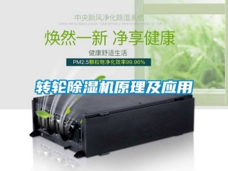 常見問題轉輪除濕機原理及應用