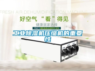 企業新聞工業除濕機壓縮機的重要性