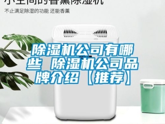 企業(yè)新聞除濕機公司有哪些 除濕機公司品牌介紹【推薦】