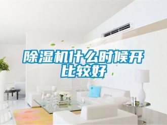 行業(yè)新聞除濕機什么時候開比較好