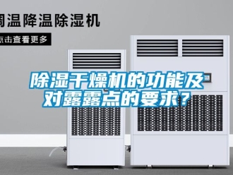 企業(yè)新聞除濕干燥機的功能及對露露點的要求？
