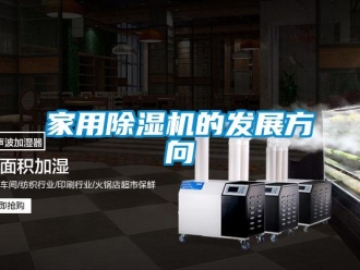 行業新聞家用除濕機的發展方向