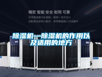企業新聞除濕機—除濕機的作用以及適用的地方