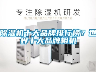 企業新聞除濕機十大品牌排行榜？世界十大品牌相機