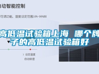 常見問題高低溫試驗(yàn)箱上海 哪個牌子的高低溫試驗(yàn)箱好