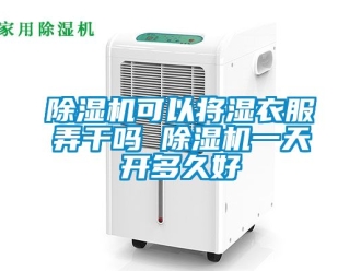 行業新聞除濕機可以將濕衣服弄干嗎 除濕機一天開多久好