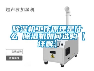 行業(yè)新聞除濕機(jī)工作原理是什么 除濕機(jī)如何選購(gòu)【詳解】