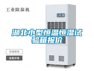 知識百科湖北小型恒溫恒濕試驗箱報價