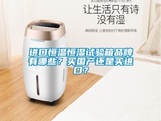 知識百科進口恒溫恒濕試驗箱品牌有哪些？買國產還是買進口？