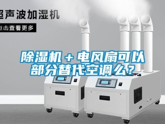 企業新聞除濕機＋電風扇可以部分替代空調么？