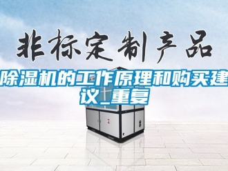 企業新聞除濕機的工作原理和購買建議_重復